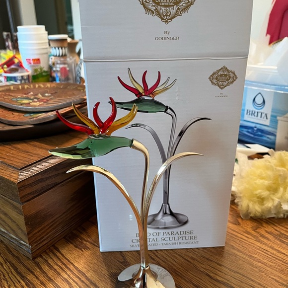 Bird of Paradise Crystal Sculpture New in box - Picture 4 of 4